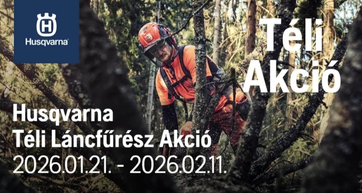 Husqvarna láncfűrész akció