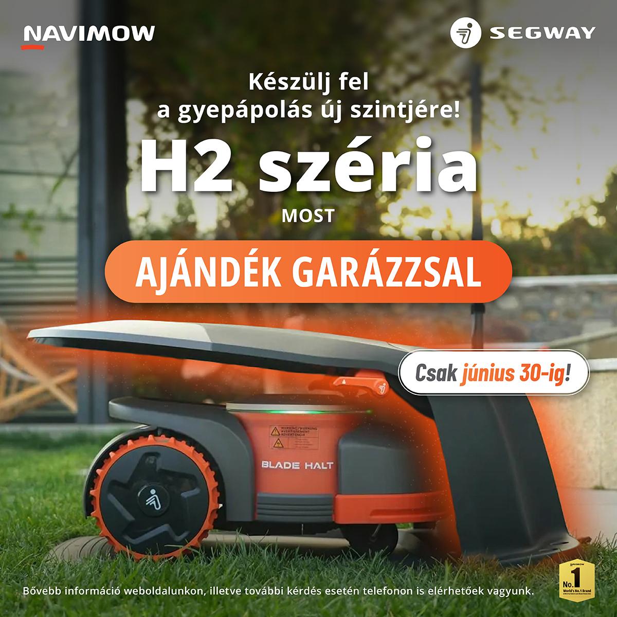 Most még többet kap a Segway Navimow H2 robotfűnyíró mellé! Előnézeti kép