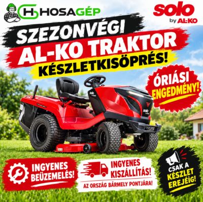 AL-KO Fűnyíró Traktor Készletkisöprés!, 1/1 Kép