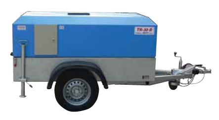 TR-30 D áramfejlesztő (utánfutóra épített kivitel)