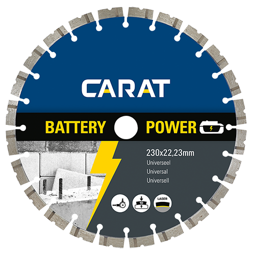 Carat gyémánt akkus gépekhez 125mm
