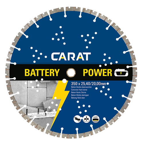 Carat gyémánt akkus géphez 350mm