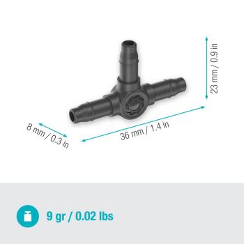 MD T-elem 4,6 mm 3/16"