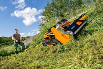 AS 1000 OVIS EVO RC   távirányítású lengőkéses szárzúzó 5.Kép